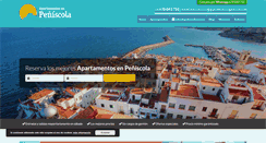 Desktop Screenshot of apartamentosenpeniscola.com